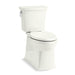 KOHLER 5709-NY Corbelle Comfort Height Continuousclean Two-Piece Elongated 1.28 Gpf Chair Height Toilet With Continuousclean Technology in Dune