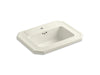KOHLER K-2325-1-96 Kathryn Drop-in bathroom sink with single faucet hole