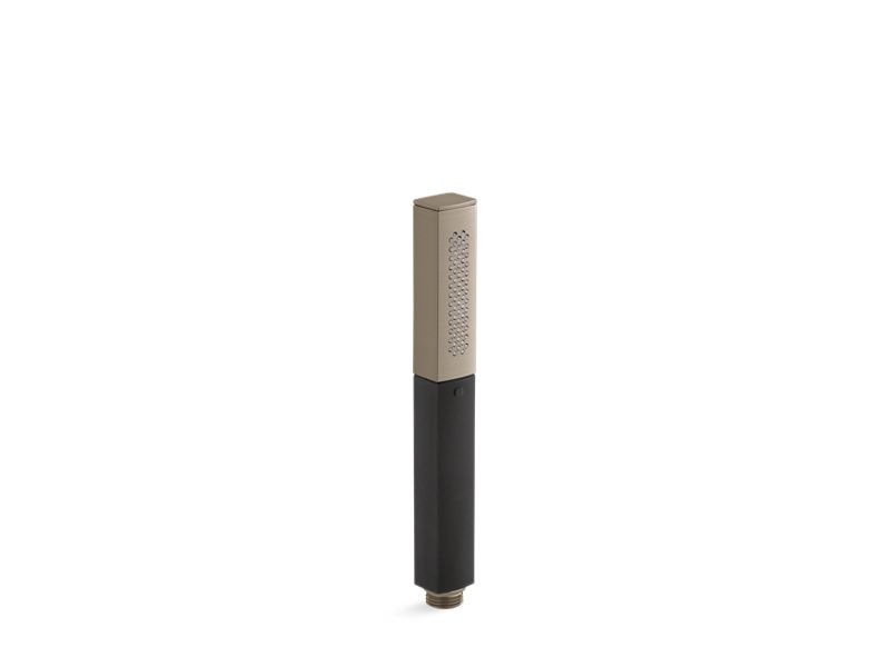 KOHLER 14788-BV Shift Square 2.5 Gpm Multifunction Handshower With Black Handle in Vibrant Brushed Bronze