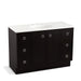 KOHLER K-99509-TK-1WU Jacquard 48" bathroom vanity cabinet with toe kick, 2 doors and 6 drawers