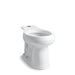 KOHLER K-4829 Cimarron ComForteeight Round-front chair height toilet bowl with exposed trapway