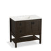 KOHLER K-99556-L-1WC Marabou 36" bathroom vanity cabinet with 2 doors and 2 drawers on left