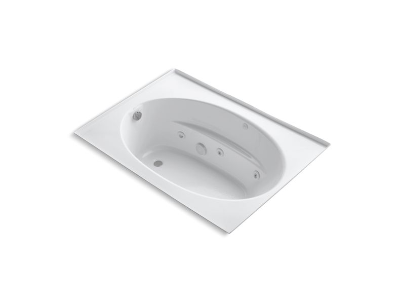 KOHLER K-1112-G-0 Windward 60" x 42" drop-in BubbleMassage(TM) Air Bath