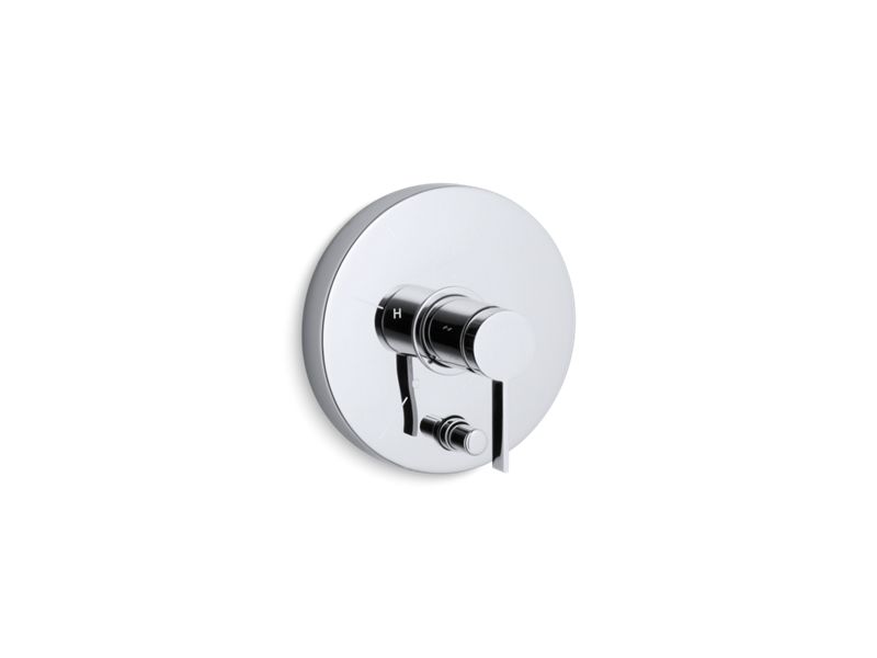 KOHLER T1004-4-CP Stillness Shower Handle Trim With Diverter - Valve, Bath Spout And Shower Head Not Included in Polished Chrome