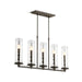 KOHLER 23346-CH05-BZL Damask Five-Light Linear in Oil Rubbed Bronze