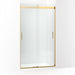 KOHLER K-706011-L Levity Sliding shower door, 82" H x 44-5/8 - 47-5/8" W, with 3/8" thick Crystal Clear glass