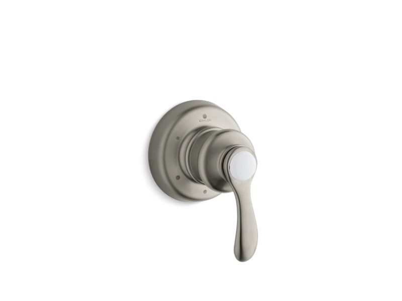 KOHLER T12189-4-BN Fairfax Valve Trim For Transfer Valve With Lever Handle, Requires Valve in Vibrant Brushed Nickel