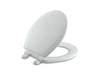 KOHLER K-4716-T Triko round-front toilet seat with plastic hinges