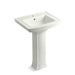 KOHLER 2359-1 Archer Pedestal bathroom sink with single faucet hole