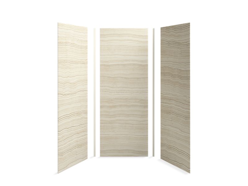 KOHLER 97611-W08 Choreograph 36" X 36" X 96" Shower Wall Kit in VeinCut Biscuit