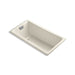 KOHLER K-852-GCP-47 Tea-for-Two 60" x 32" drop-in BubbleMassage air bath with Polished Chrome airjet finish
