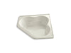 KOHLER K-1160-FH-96 Tercet 60" x 60" whirlpool with integral flange, center drain and heater
