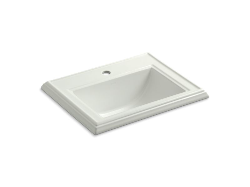 KOHLER K-2241-1 Memoirs Classic Classic drop-in bathroom sink with single faucet hole