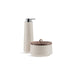 KOHLER K-29591-SSP Bente Two-piece countertop accessory set, Oyster Pearl