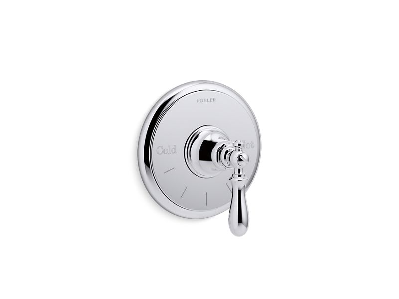 KOHLER K-T72769-9M Artifacts Thermostatic valve trim with swing lever handle