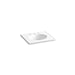 KOHLER K-2791-8 Ceramic/Impressions 25" oval vanity-top bathroom sink with 8" widespread faucet holes