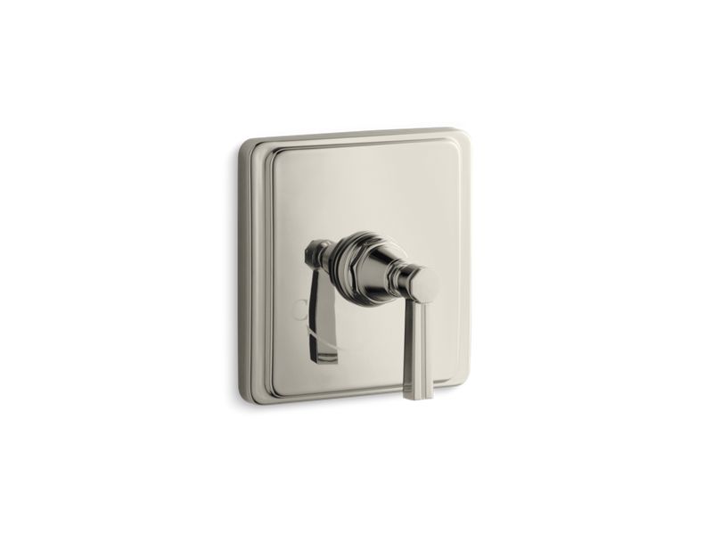 KOHLER K-T13173-4B Pinstripe Valve trim with lever handle for thermostatic valve, requires valve