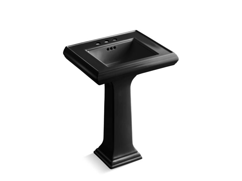 KOHLER 2238-4 Memoirs Classic 24" pedestal bathroom sink with 4" centerset faucet holes