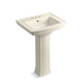 KOHLER 2359-4 Archer Pedestal bathroom sink with 4" centerset faucet holes