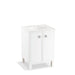 KOHLER K-99500-LG-1WA Jacquard 24" bathroom vanity cabinet with furniture legs and 2 doors