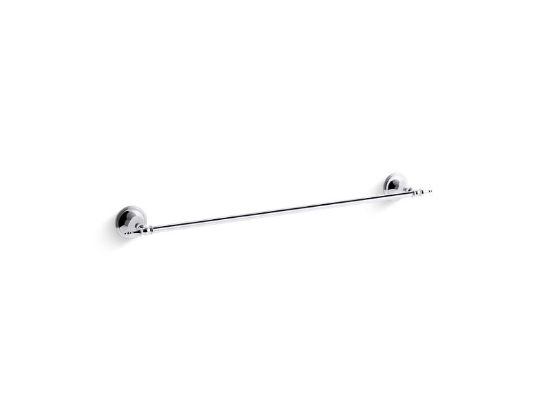 KOHLER 26524-CP Decorative 24" Towel Bar in Polished Chrome