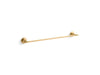 KOHLER 26524-2MB Decorative 24" Towel Bar in Modern Brass
