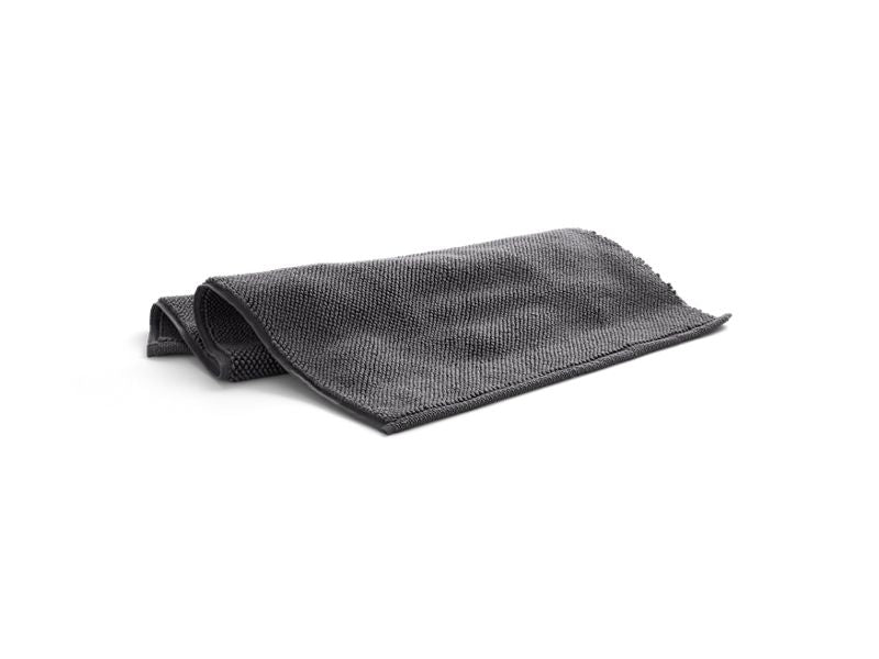 KOHLER 31510-58 Turkish Bath Linens Bath Rug, 21" X 34" in Thunder Grey