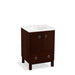 KOHLER K-99501-LG-1WG Jacquard 24" bathroom vanity cabinet with furniture legs, 2 doors and 1 drawer