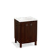 KOHLER K-99500-LG-1WB Jacquard 24" bathroom vanity cabinet with furniture legs and 2 doors