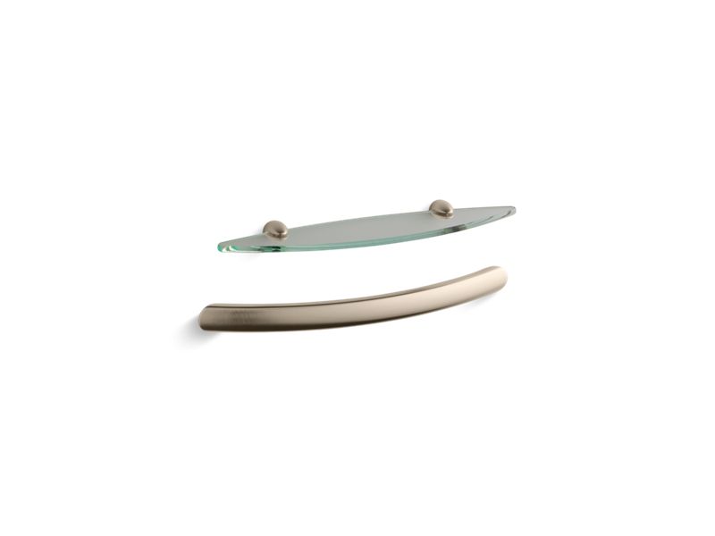 KOHLER 9459-BV Sonata Accessory Kit (Grab Bar And Shelf Kit) in Vibrant Brushed Bronze
