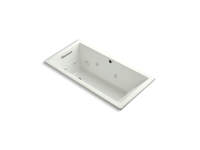 KOHLER K-1167-H2-NY Underscore Rectangle 60" x 30" drop-in whirlpool with heater without jet trim