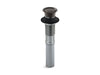 KOHLER K-7124 Pop-up clicker drain without overflow