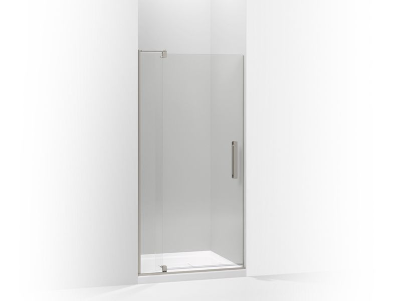 KOHLER K-707511-L Revel Pivot shower door, 70" H x 31-1/8 - 36" W, with 5/16" thick Crystal Clear glass