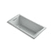 KOHLER K-1167-GVB-95 Underscore Rectangle 60" x 30" drop-in VibrAcoustic + BubbleMassage(TM) Air Bath