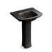 KOHLER K-24050-8 Kelston Pedestal bathroom sink with 8" centerset faucet holes