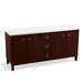 KOHLER K-99512-LG-1WG Jacquard 72" bathroom vanity cabinet with furniture legs, 4 doors and 3 drawers