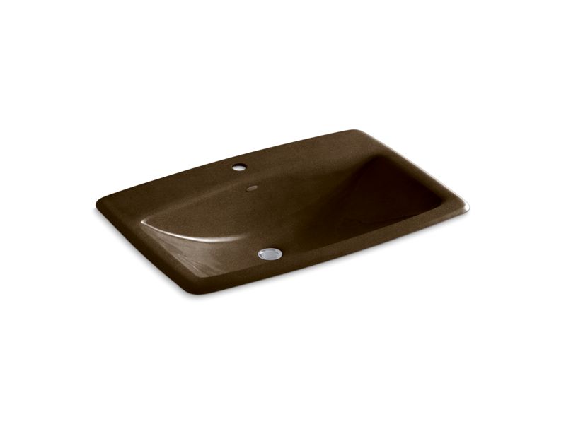 KOHLER K-2885-1-KA Drop-in bathroom sink with single faucet hole