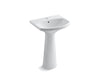 KOHLER 2362-1 Cimarron Pedestal bathroom sink with single faucet hole