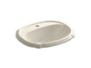 KOHLER K-2189-1-47 Portrait Drop-in bathroom sink with single faucet hole