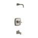 KOHLER TLS16225-3-BN Margaux Rite-Temp(R) Bath And Shower Valve Trim With Cross Handle And Npt Spout, Less Showerhead in Vibrant Brushed Nickel