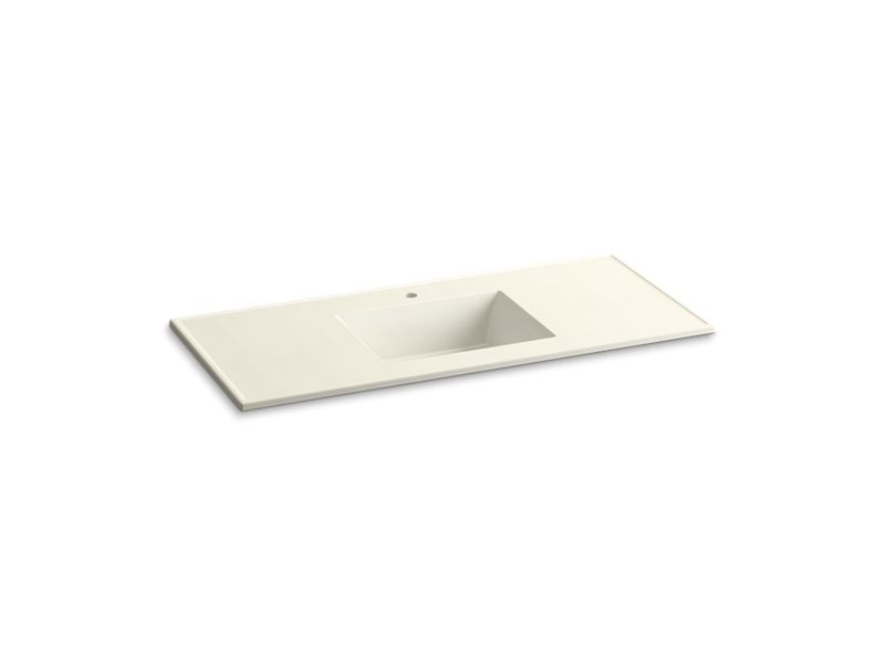KOHLER K-2783-1 Ceramic/Impressions 49" Vitreous china vanity top with integrated rectangular sink