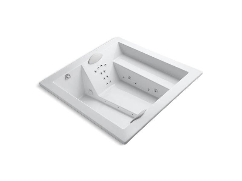 KOHLER 1111-VLN-0 Consonance 69" X 69" Drop-In Whirlpool With Bodymassage(Tm) Backjet in White