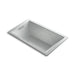 KOHLER K-1849-G-95 Underscore Rectangle 60" x 36" drop-in BubbleMassage(TM) Air Bath