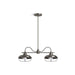 KOHLER K-23660-CH02 Modern Farm Two-light linear chandelier