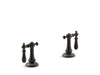 KOHLER K-T98071-9M Artifacts Deck-mount bath swing lever handle trim