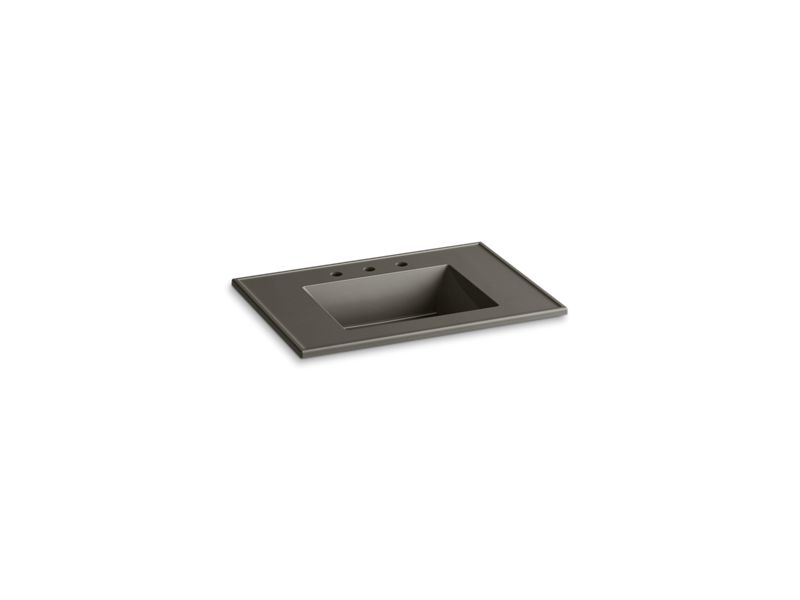 KOHLER K-2779-8 Ceramic/Impressions 31" Vitreous china vanity top with integrated rectangular sink
