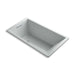 KOHLER K-1173-VBW Underscore 66" x 36" drop-in VibrAcoustic bath with Bask heated surface