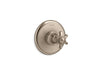 KOHLER K-T72769-3M Artifacts Thermostatic valve trim with prong handle