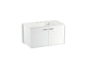 KOHLER K-99542-1WA Jute 36" wall-hung bathroom vanity cabinet with 2 doors