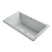 KOHLER K-1174-GVB-95 Underscore Rectangle 72" x 42" drop-in VibrAcoustic + BubbleMassage(TM) Air Bath with center drain